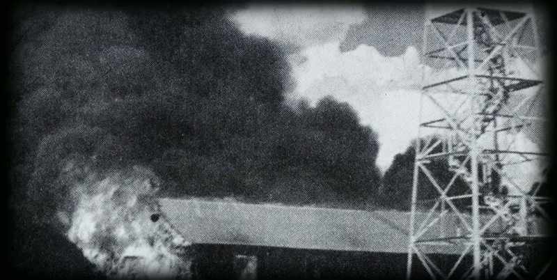 They incinerated a test range, destroyed a hangar