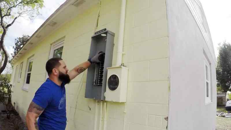 They install a new panel and run fresh wires
