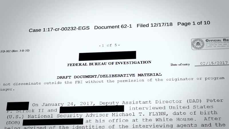 They interviewed General Flynn