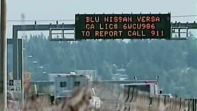They issued an AMBER Alert throughout initially California