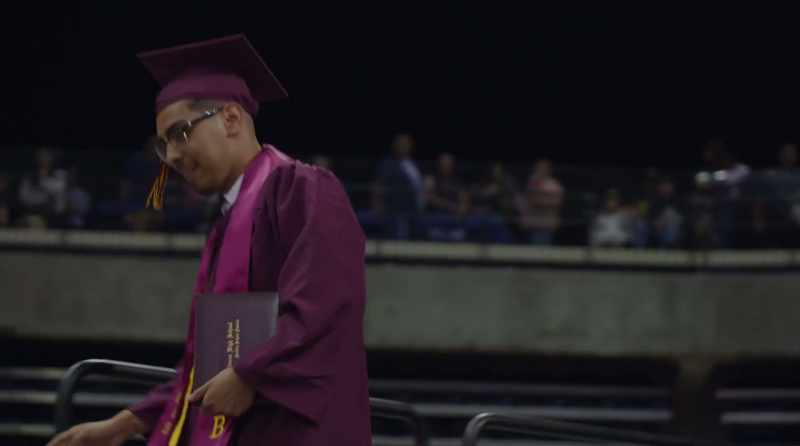 They just wanted to see me walk that stage
