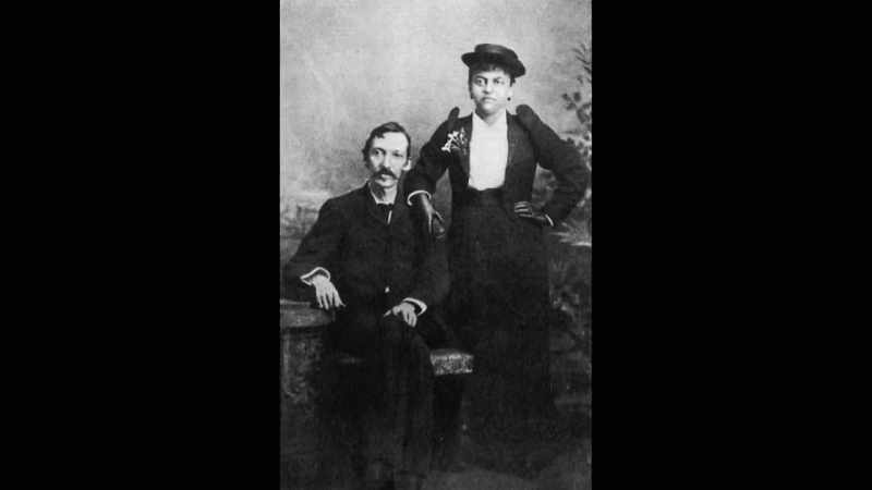 They married in 1880 and remained together