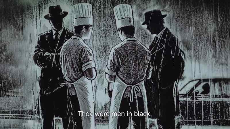 They were men in black