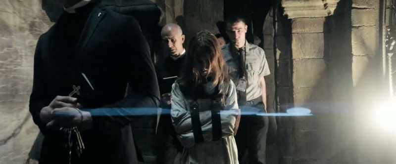 They moved her to the catacombs beneath the main building