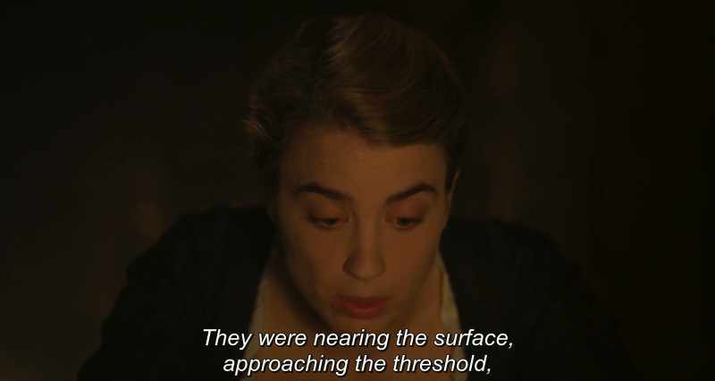 They were nearing the surface, approaching the threshold