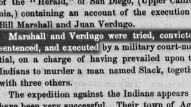 They were not hooded. Their necks didn't break