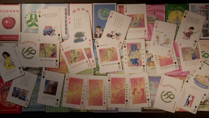 They were painted on the walls, printed on playing cards