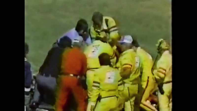 They pull Randy Lanier out of his race car