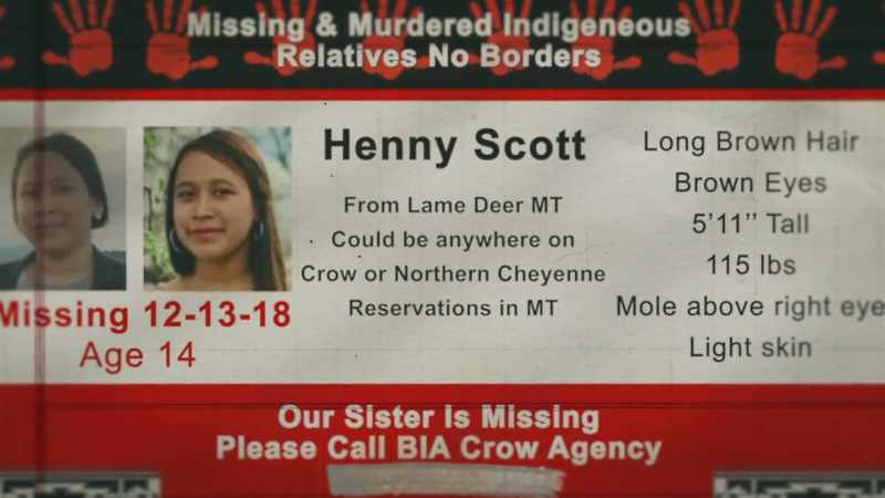 They had put up missing person flyers up