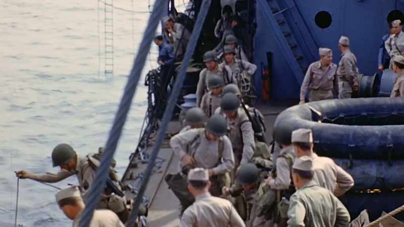 They receive a week of amphibious training