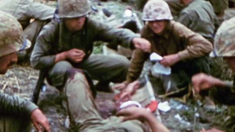 They retreat -- though Marines like Thomas Durham
