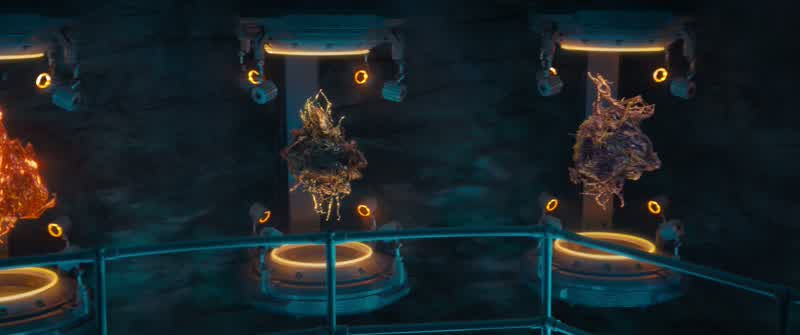 They were running