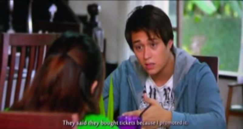 They said they bought tickets because I promoted it