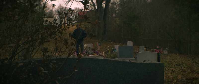 They said that this gray thing appeared near the graveyard