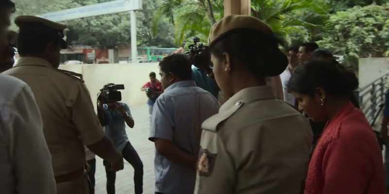 They say that Santhosh extorted about 300,000 rupees from them