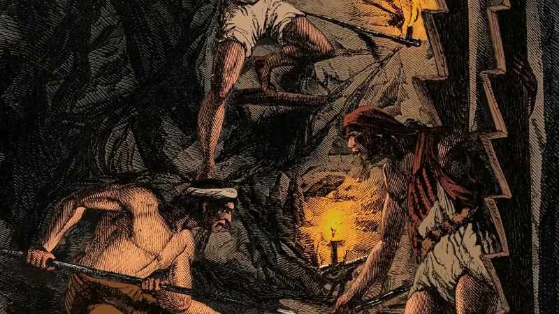 They set up these mining operations, and something like