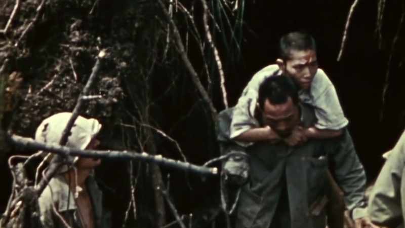 They shoot a few rounds and go into caves