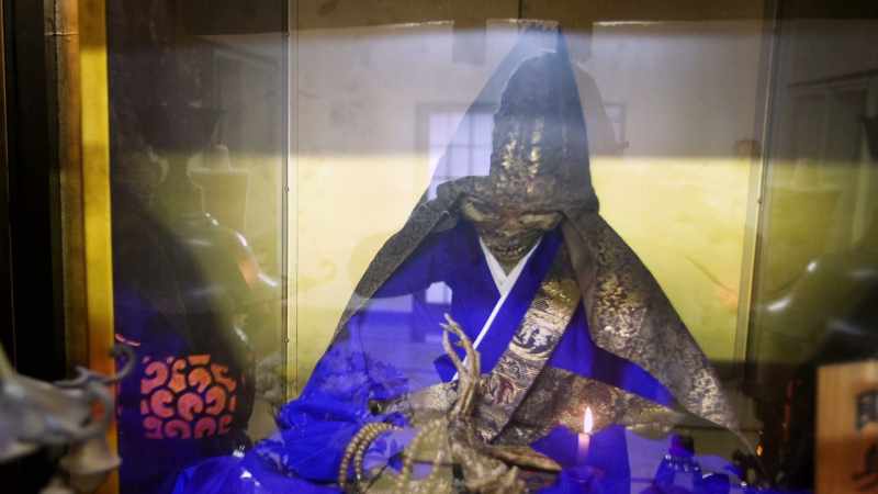 They sit in the lotus position forever