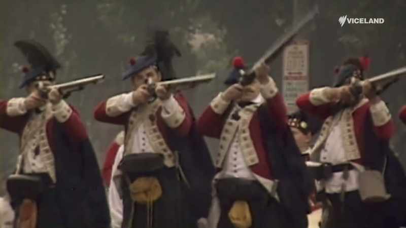 They were smooth bore guns, which meant they had no rifling
