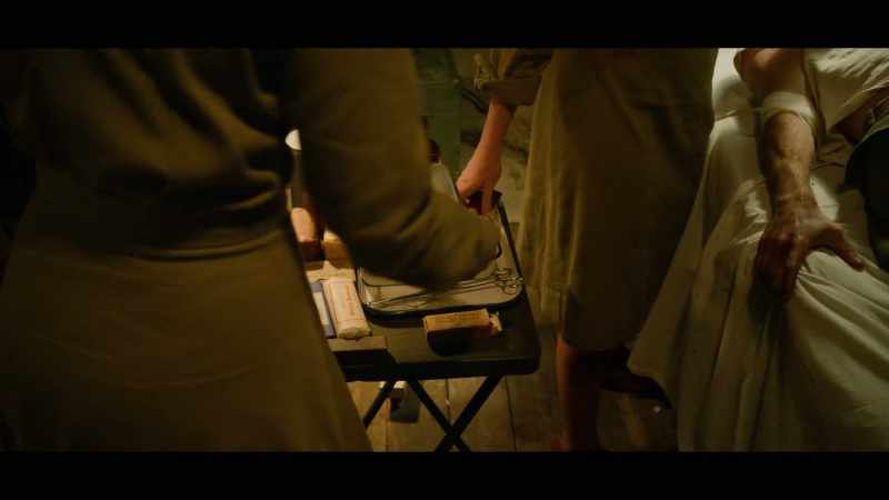They take you to a field hospital…