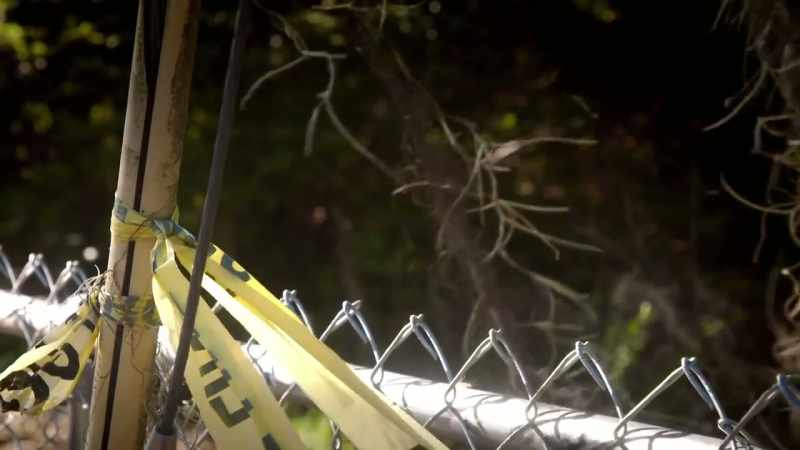 They had tape up to make sur that no one was able to get back there