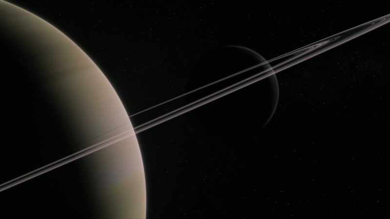 They were too thin for your fledgling telescope to see