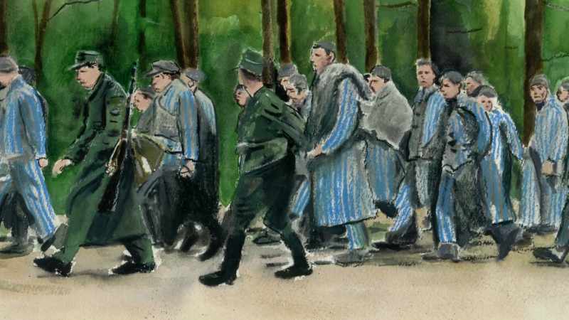 They took us, and we march
