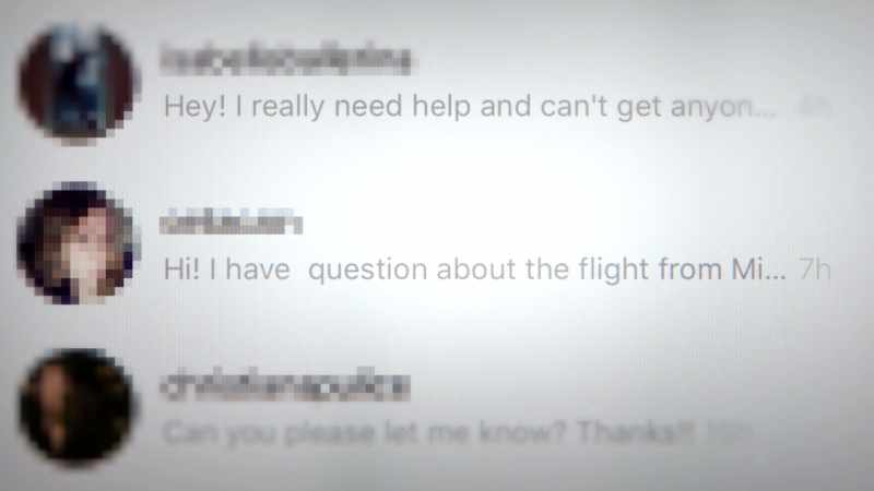 They were trying to book flights, trying to understand logistics
