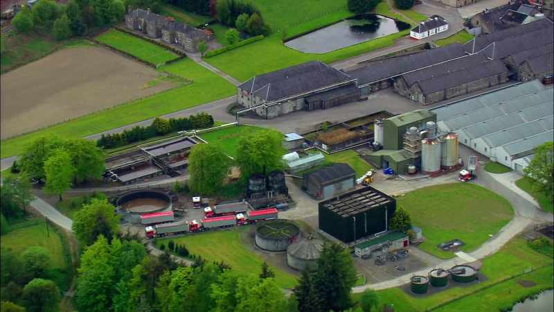 They use the region's pure spring waters to make scotch