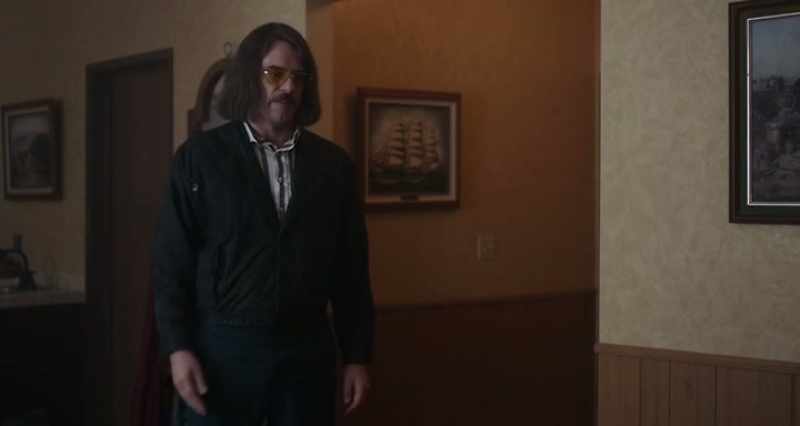 They were wearing wigs, and when I noticed them, they sped off