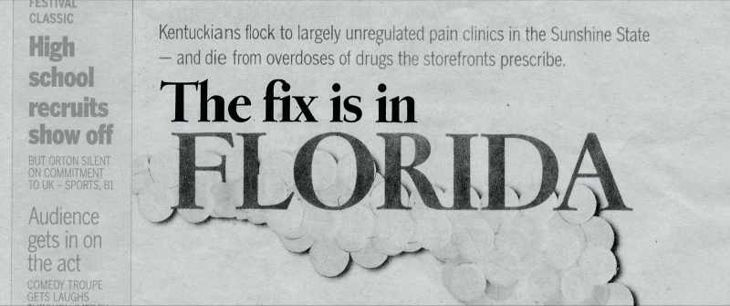 They'd come to Florida and get drugs