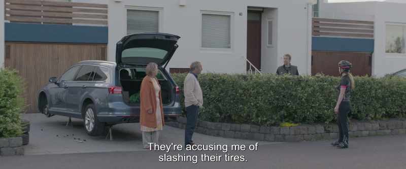 They're accusing me of slashing their tires