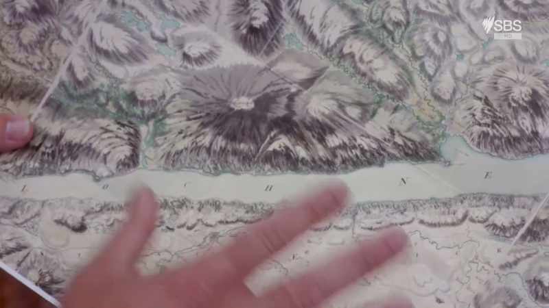 They're beautiful ink and watercolour maps