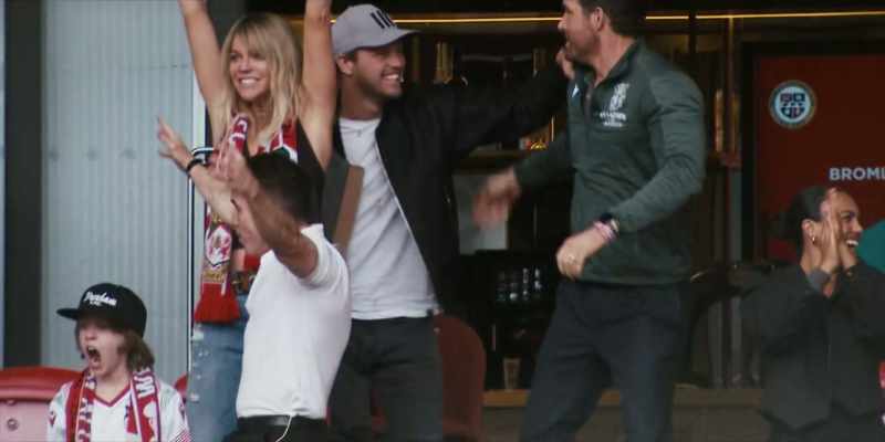 They're celebrating up in the royal box