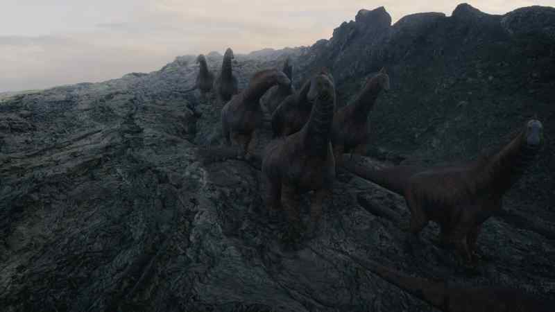 They're entering a low-lying area