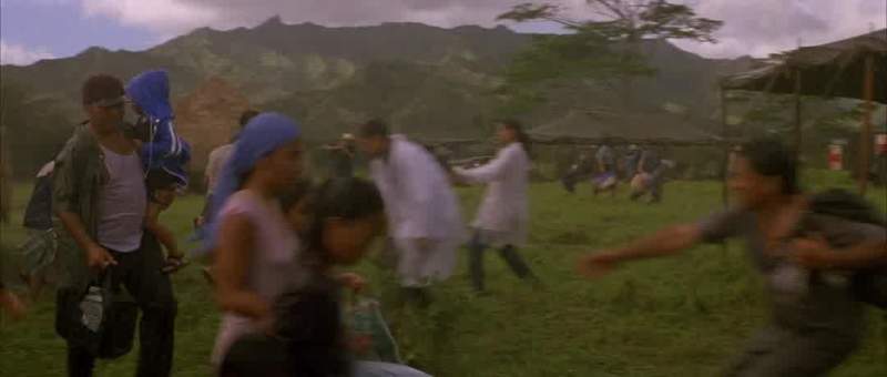 They're evacuating the villages