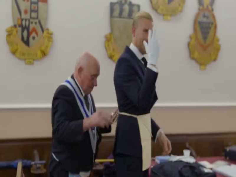 They're holding an initiation ceremony