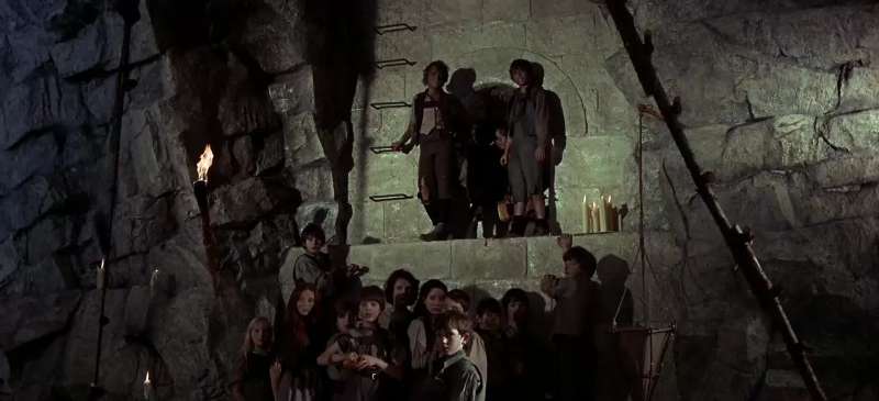 They're locked up in the tower