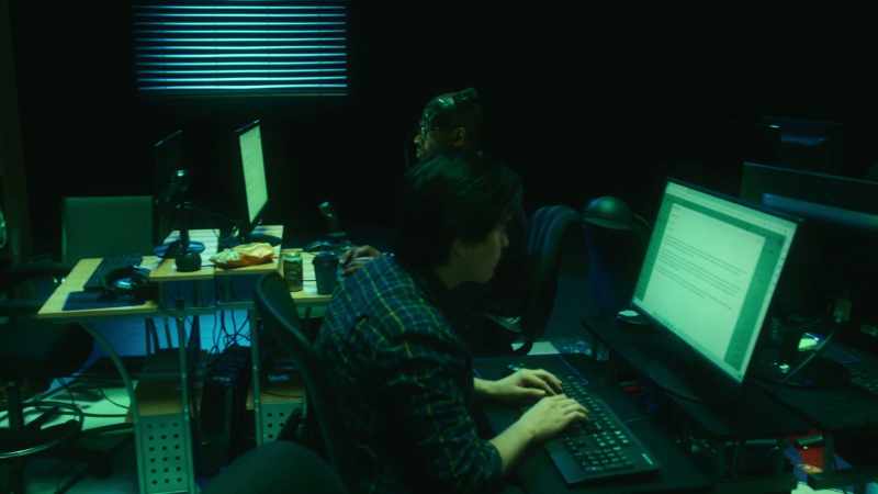 They're mostly checking their emails
