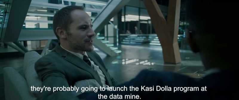 They're probably going to launch the Kasi Dolla program at the data mine