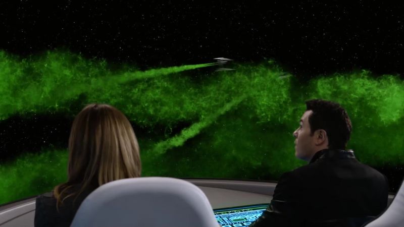 They're venting drive plasma