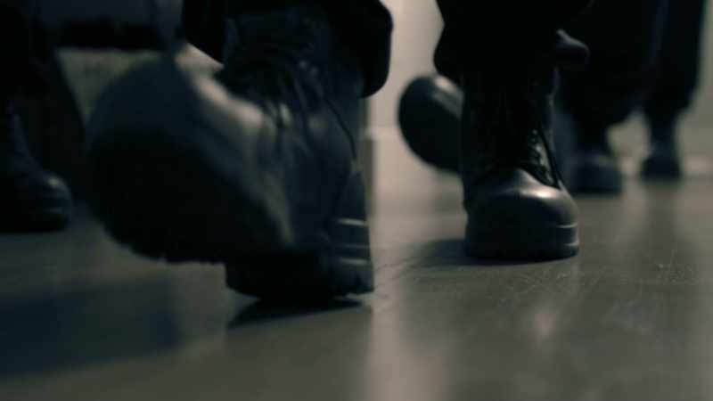 They're wearing these boots. I got a boot box