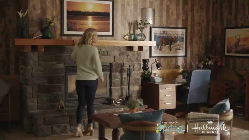 They've even got a fireplace and everything