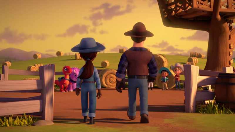 Things can happen fast on Dino Ranch