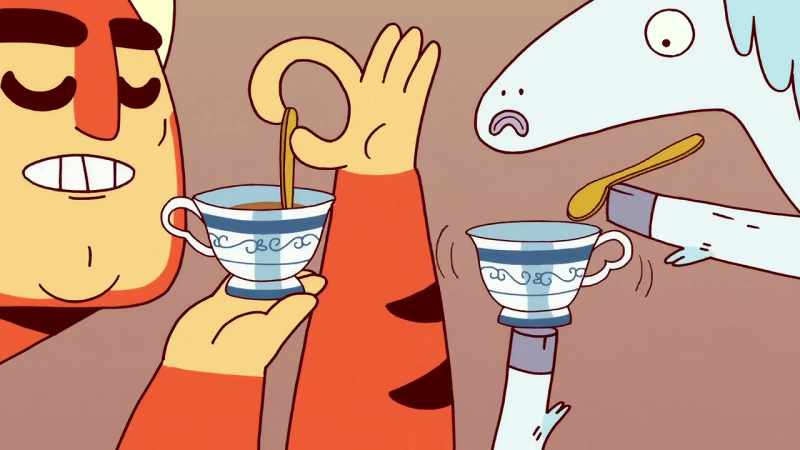 Things like reading books, stirring your tea... -[cup shatters]