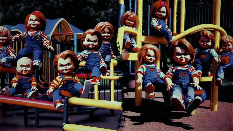 Things would be mapped out with just three posable dolls