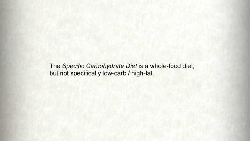 Third day on Specific Carbohydrate Diet