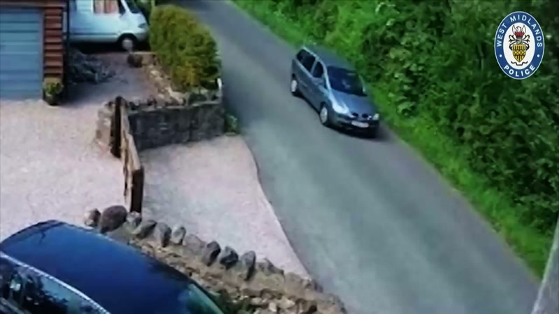 This is a home security camera that we can see