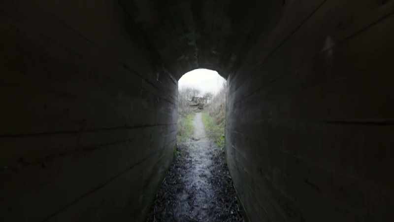 This is a massive bunker. It would be a herculean task