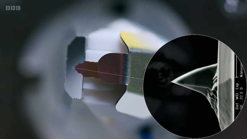 This is a modern atomic force microscope